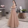Partykleider Linyang A-Linie V-Ausschnitt Ballkleid Kragen Elegant Formal Abend Lange Pailletten Für Frauen 2023