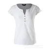 여자 T 셔츠 wepbel 여름 V- 넥 슬리브 슬림 Tshirts 최고 캐주얼 한 느슨한 꽃 인쇄 여성 패션 노치 넥 레이스 패치 Tshirt