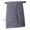 Men's Suits Men Suit Blazer Jacket Stand Lapel Navy Blue Classic Stripe Two Pcs Coat Pants Linen Leisure Business Slim Fit Costume Homme2023