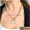 17Km Mode Long Collier De Perles Pour Femmes Boho Mtilayered Pendentif Colliers 2021 Tendance Ras Du Cou Chandail Chaîne Bijoux Dhgarden Otts4