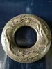 Decorative Figurines Antique Style CHINEA FOLK Collection Old Carved Bronze Circular Coin #336