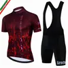 Wielrenshirtsets 2024 Wielrenpak Wielrenshirtset Fietsshirt Korte mouw Zomer Downhill Jersey Heren Ademende wielrenkleding 231011