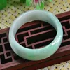 Pulseira natural piaoyang verde jade myanmar ceroso tipo de 56-62mm 00138