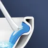 Tuvalet Fırçaları Tutucu Teslim Edilebilir Tuvalet Fırçası Temizleyici Uzun Saplı Ölü Köşe Yok Banyo Temizlik Fırçası Yedek Fırça Baş ve Piston Seti 231012