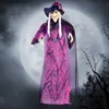 Andra evenemangsfestleveranser Halloween Activated Witch Skeleton med Sound Action Horror Talking Witch Suncly With Button Haunted House Party Supplies T231012