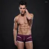 Sous-vêtements WJ / Net Sous-vêtements pour hommes taille basse trou de maille de glace respirant boxer hommes en été