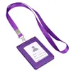 Kaarthouders Studentenkantoor Schoolbenodigdheden Briefpapier Zakelijke houder met sleutelkoord Badge Buskaarten Cover ID Bureau Organizer