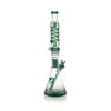 18 Inches glycerin Bong 8 Arms Tree Percolator Beaker Bong Freezable Coil Water Pipes Dab Oil Rig Oil Dab Rig Condenser Filter Hookahs