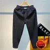 Men's Pants Thick Fleece Thermal Outdoor Winter Warm Casual Trousers Joggers Cold-proof Comfortable Bound Feet Sweatpants