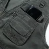 Gilet da uomo L6XL Gilet da uomo multitasche in cotone di grandi dimensioni casual con molte giacche senza maniche da 14 tasche Gilet da esterno maschile Pograph 231011