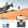 Yeni Mini Drone V2 4K 1080P HD Kamera WiFi FPV Hava Basınç Yüksekliği Tutma Katlanabilir Quadcopter RC Drone Çocuk Oyuncak Hediyesi