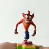 Costumes de mascotte Totaku Crash Bandicoot, accessoires d'ornement de figurine, décoration de table, poupée de 10 cm, ornement d'étagère, cadeau pour amis