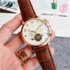 2023 nieuwe hoogwaardige luxe herenhorloges Groot vliegwiel Vijf steken 45 mm groot automatisch mechanisch horloge Topmerk Business Casual Fashion-serie