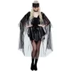 Tema Kostüm Cadılar Bayramı Kadınlar İçin Gel Ölümle Demon Vampire Kadın Cosplay Complay Party Elbise T231011