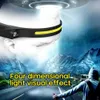 Head lamps 1 ~ 8 pièces lampe frontale à Induction Camping recherche lumière USB phare Rechargeable Led lampe de travail avec batterie intégrée Q231013