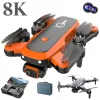 Nieuwe LU10 Borstelloze Drone 4K 8K Professionele HD ESC Camera WIFI FPV Optische Stroom Positionering RC Opvouwbare quadcopter Speelgoed Geschenken