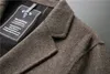 Misturas de lã masculina 2023 outono e inverno casaco negócios casual alta qualidade moda blusão tamanho grande 6xl 7xl 8xl 231011