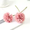 Decorative Flowers 10PC Silk Ball Daisy Artificial Flower Dandelion Wedding Party Stage Setting Simulation Flore Branch Festival Supplies