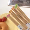 Pauzinhos bonito urso chinês estilo coreano kawaii japonês sushi pauzinho para crianças adulto treinamento tablewar acessórios de cozinha