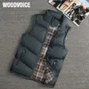 Gilet da uomo Gilet da uomo alla moda 2023 Autunno Inverno caldo giacca senza maniche Slim Fit Cappotti casual Gilet da uomo West Mannen 88 231011