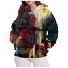 Women's Hoodies Women Power Double Sided Printed Hooded Sweatshirt Men Oversized Unisex Fashion Casual Tops Roupas Feminina