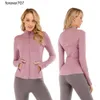 Yoga outfit Yoga Outfits Lu-088 2022 Yoga Women's Define Workout Sport Coat Fitness Jacket Sport Snabbt Dry Activewear Top Solid Zip Up Sweatshirt Sportwear Hot Sell