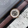 2023 Nieuwe luxe herenhorloges Automatisch mechanisch horloge met drie steken diameter Mechanisch horloge van hoge kwaliteit Europees topmerk Horloge lederen band Holle stijl