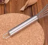 8/10/12 inch klop roestvrijstalen eierklopper Handram Glaan Mixer Keuken Egg Cream Gereedschap Roer klopper bakmixer bakmixer