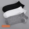 Calcetines de mujer 5 par/bolsa Sport Boat Sox Invisible elástico transpirable calcetín de algodón y tobillo de hombre