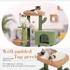 Cat Furniture Scratforms Multi-level Cats Tree with armock scradcy post post reuxury cat tower cat screper incten inched and furniture pet cat toys 231011