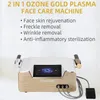 Beste 2 in 1 Koude Plasma Ozon Pen Gouden Plasma Schoonheid Machine Voor Acne Sproet Vlekken Littekens Verwijdering Kliniek Salon Spa gebruik