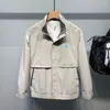 Men's Jackets Embroidered Jacket Casual Spring And Autumn Loose High-quality Coat Street Work Wear