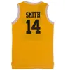 T-shirts d'extérieur The Fresh Prince of Bel-Air 14 Will Smith Basketball Jersey Noir Vert Jaune 231012