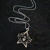 Pendentif Colliers Collier d'araignée étoile à cinq branches pour femmes filles 2023 Vintage gothique punk chaîne de cou réglable bijoux cadeaux de fête