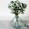 Vasos Artificial Eucalipto Verde em Vaso de Vidro Soprado Decoração de Morango Mini Jarron Planta Terrário Luxe Home Geometria