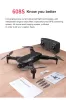 جديد S608 Pro GPS Drone 4K Profesional 6K HD كاميرا مزدوجة التصوير الجوي التصوير الفوتوغرافي بدون فرشاة Quadcopter RC المسافة 3km