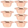 Tigelas 7pcs Templo Adoração Copo Budismo Latão Oferecendo Desktop Smudging Bowl