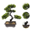 Flores decorativas plantas falsas interior falso bonsai árvore ornamento bonito artificial realista mini
