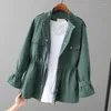 Damski okop Coats Windbreaker Autumn Korean Wild Loose Modna moda różowa kurtka Kobieta Student Płaszcz Płaszcz