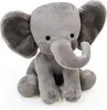 Bonecas de pelúcia 25cm elefante cinza brinquedos de pelúcia kawaii animais macio dormir travesseiro boneca plushie para quarto de bebê presentes decorativos 231012