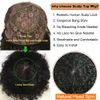 Syntetyczne peruki krótkie afro perwersyjne krwawe perukę z grzywką ludzką skórę głowy top pełną maszynę wykonaną perukę Brazylijską afro kręconą perukę fringe 200 -gęstość 231012