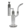 SAML GLASS 35cm Height Glass Bong Diffusion Smoking Water Pipe Added Tall With Ash Catcher Dab Rig Vapor Joint size 18.8mm PG3057(Improved FC-MOD)