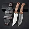 Special Offer M26 Outdoor Survival Straight Knife Z-wear Satin/Stone Wash Blade Full Tang G10 Handle Fixed Blade Knives with Kydex