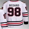 Hokey formaları Conner Bedard 98 Kırmızı Beyaz Dikişli Erkekler 29 Marc-Andre Fleury Clark Griswold Jersey 2023