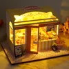 دمية منزل الملحقات Minature Dollhouse Furniture Lighting Kit Building for Children Toys Gistrict Gift TD35 231012