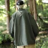 Vestes d'hommes en plein air hommes imperméables haute rue mode mâles vêtements d'extérieur vintage style japonais all-match automne manches longues beau