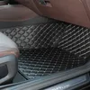 Floor Mats Carpets 3D Custom Leather Diamond Car Mat 100% For Mercedes Benz All Models E Class GLK GLC S600 400 SL W212 W211 SLK Auto Accessories Q231012