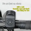 自転車ホーン自転車ホーンエレクトリックベルIPX4防水自転車警告サウンドアクセサリー231011
