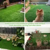 Fleurs décoratives pelouse artificielle Simulation plante tapis d'herbe tapis vert décoration de sol de jardin Multi taille pour chambre d'enfant de maternelle