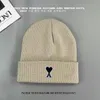 Luksusowy czapkę z czapką ami dla kobiet designerski czapka czapka czapka sweter dla mężczyzn rower ciepłej parę zimnej czapki limited 4lpx